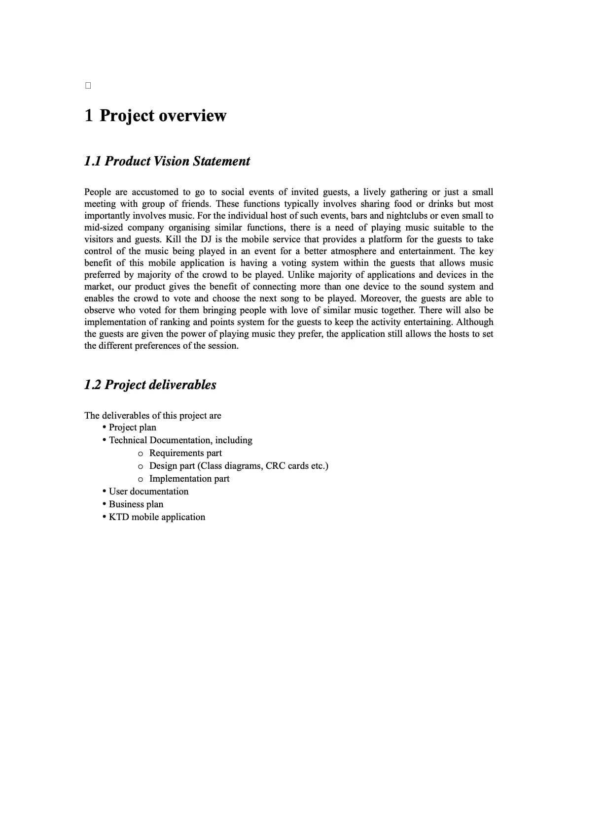 Product Vision