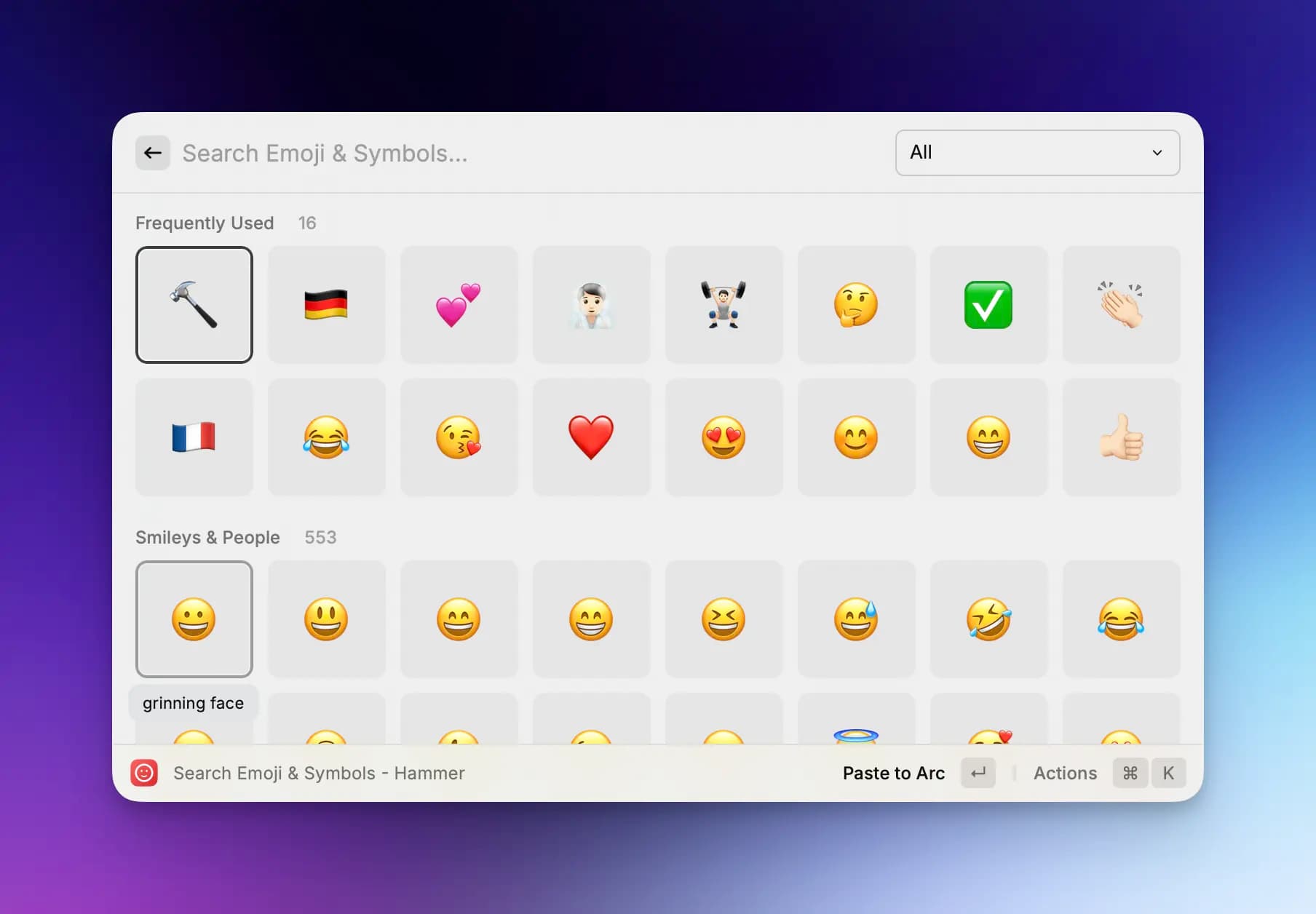 Emoji search